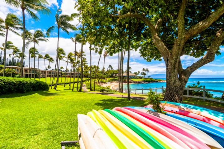 West Maui's famous Kaanapali area