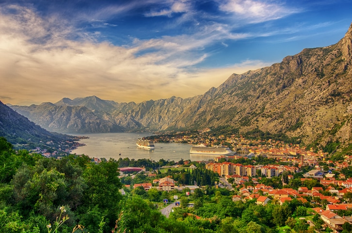 Bucht von Kotor in Montenegro