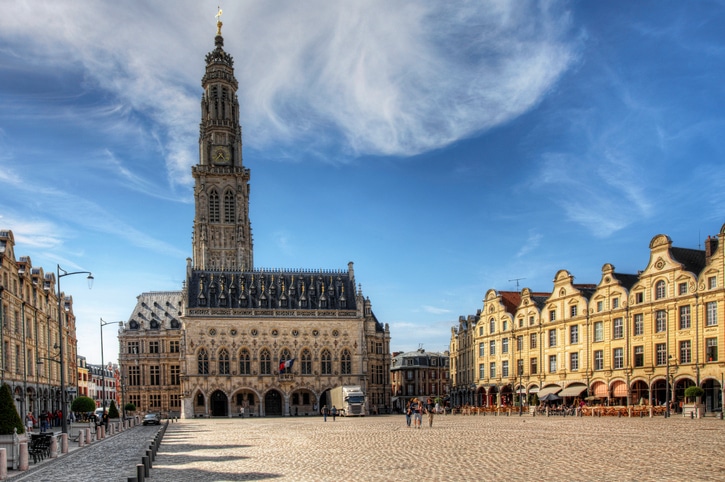 The Place des Heros in Arras in France