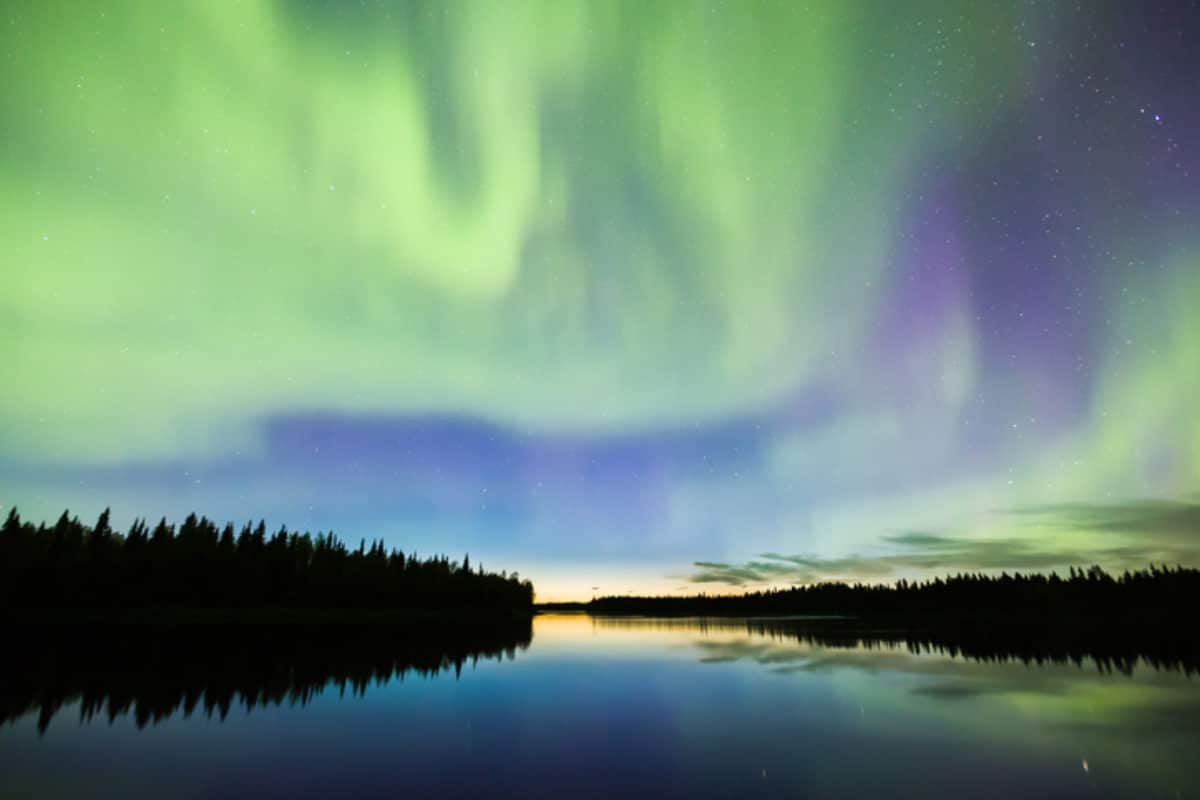 Polarlichter in Finnland