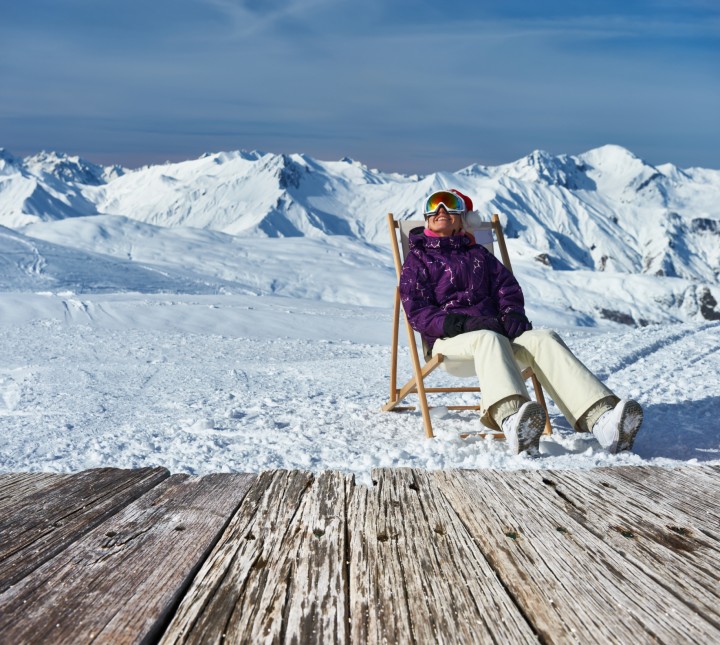 Die abwechslungsreichen Pisten rund um den Skiverbund Les Trois Vallees sind über Skischaukeln miteinander verbunden.