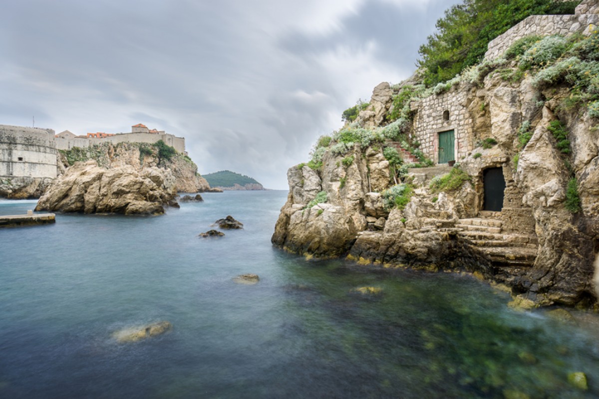 Der Hafen von Kolorina vor der Altstadt von Dubrovnik schreit förmlich nach einer GoT-Szene.
