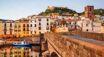 Bosa town, Sardinia island, Italy