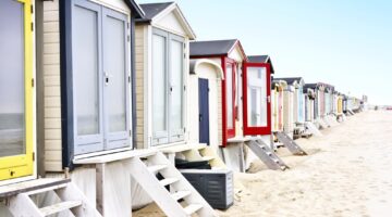 Beach huts or beach houses