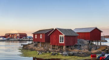Idyllic island in Sweden
