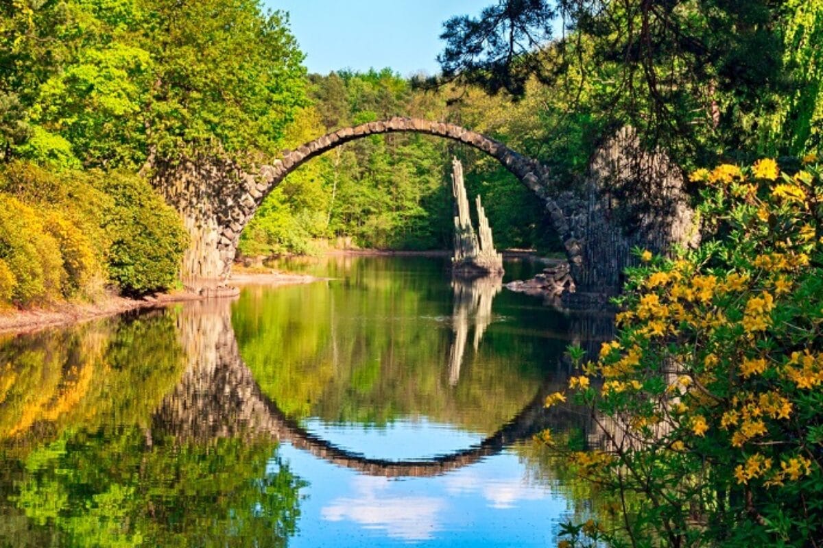 Rakotzbrücke in Sachsen