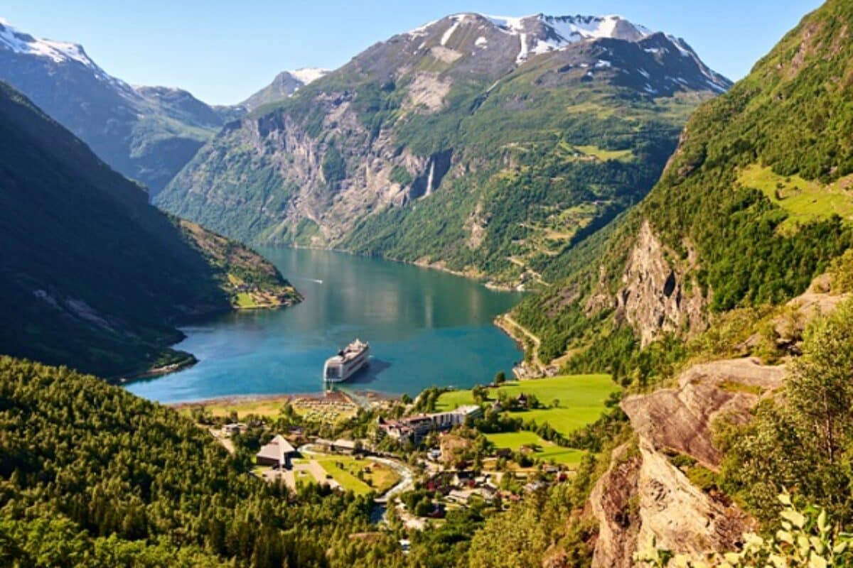 Geirangerfjord in Norwegen