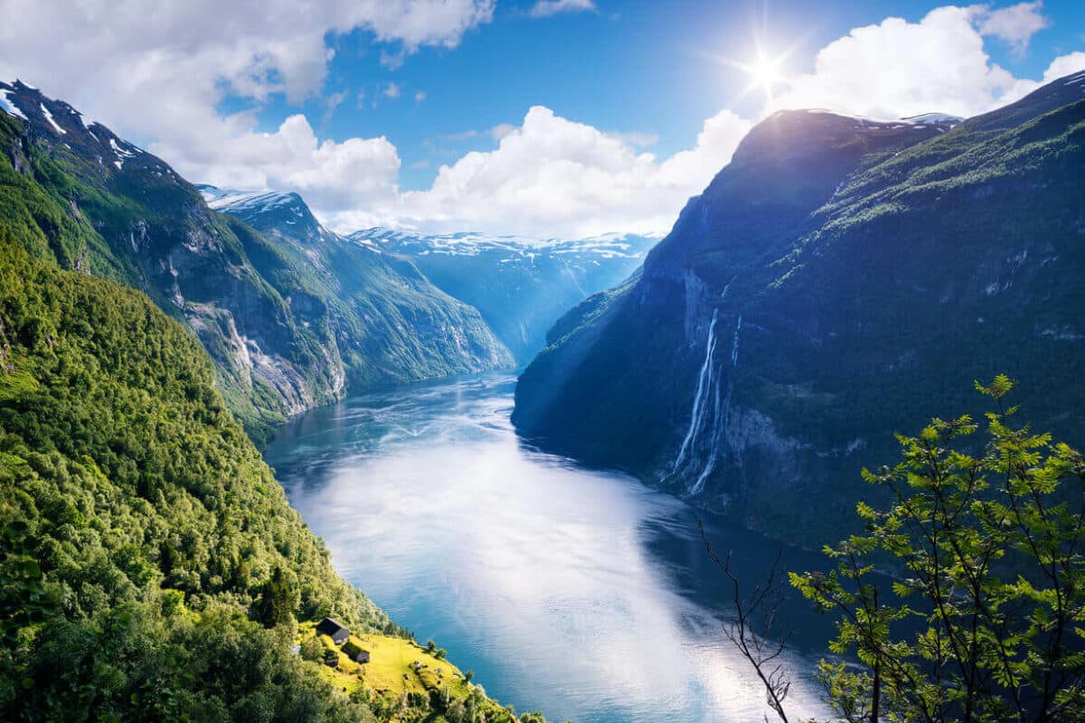 Geirangerfjord_Landschaft in Norwegen