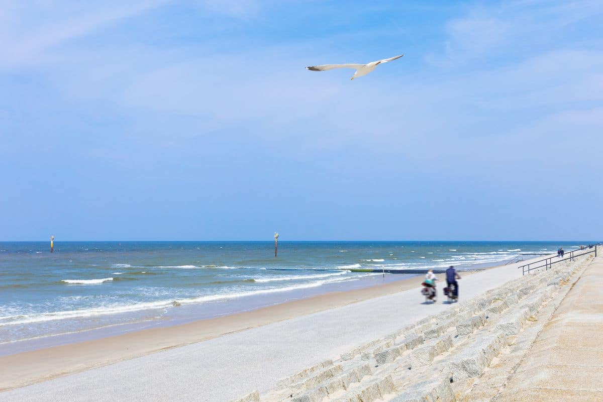 Weststrand der Ostfrieslandinsel