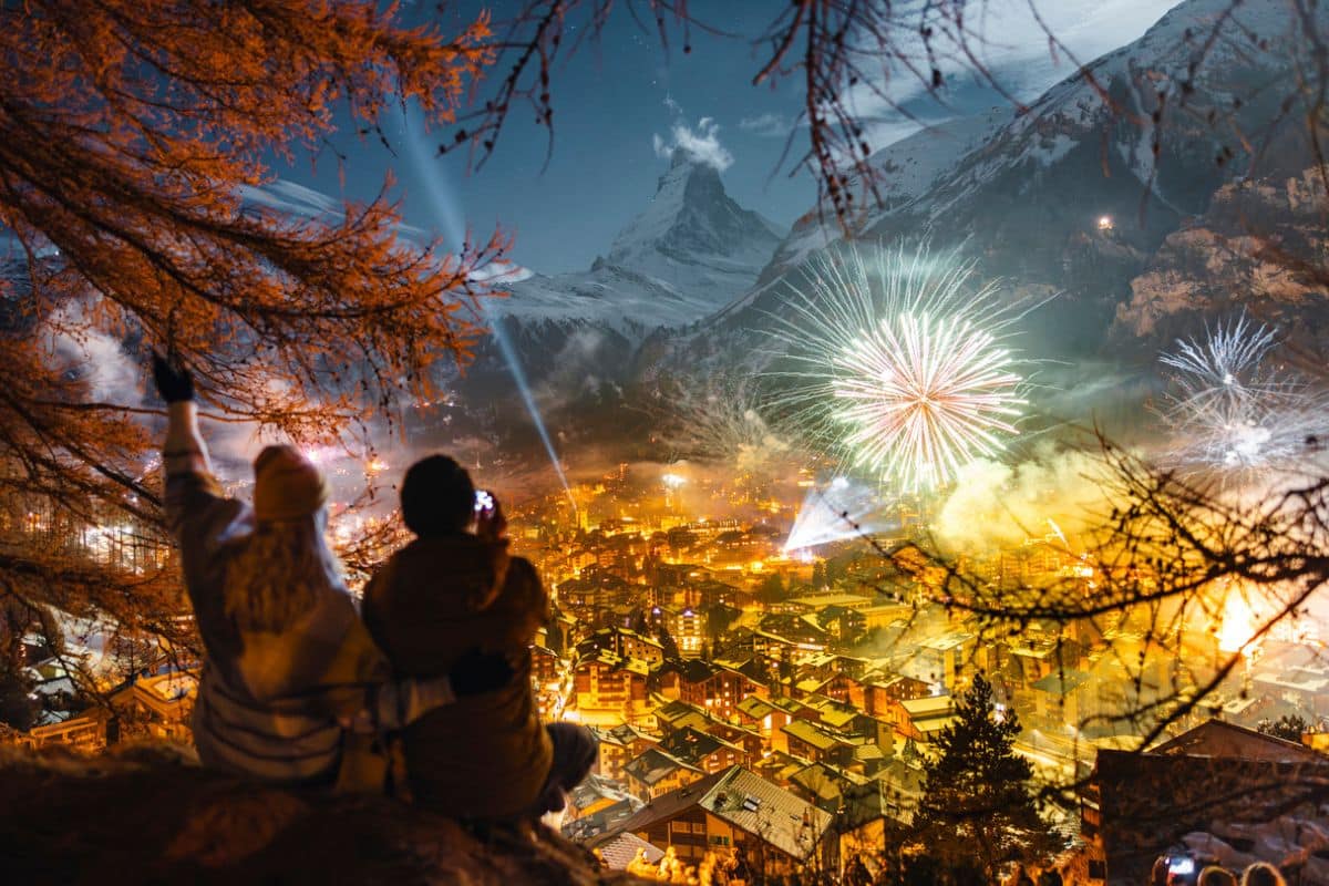 Silvester Ziele in den Bergen