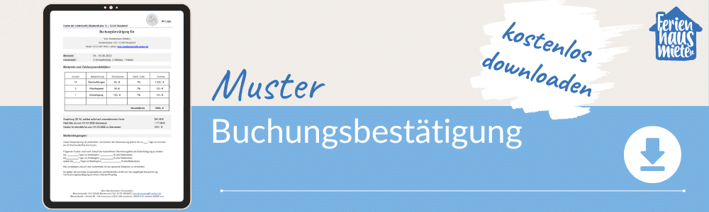 Download Buchungsbestätigung