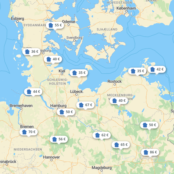Landkarte Deutschland