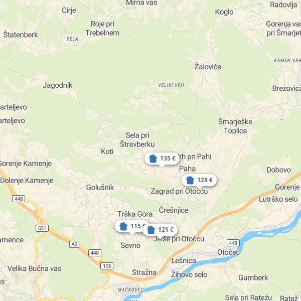 Map Lower Carniola