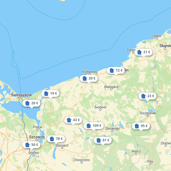 Landkarte Polen