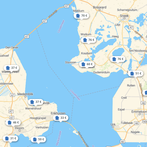 Landkarte Ijsselmeer