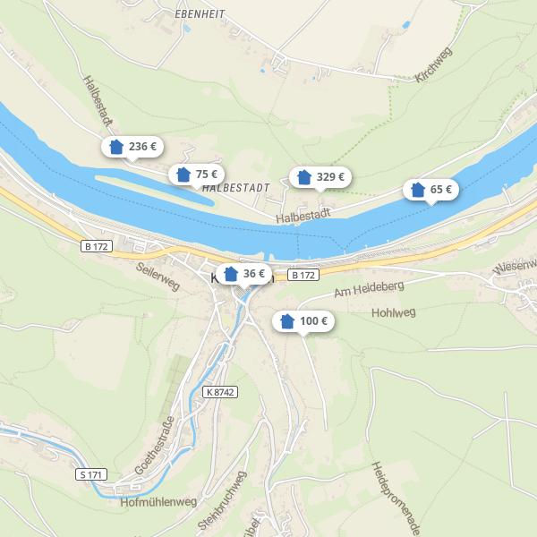 Landkarte Königstein