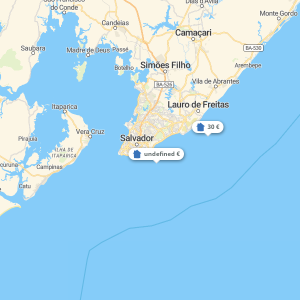 Landkarte Bahia
