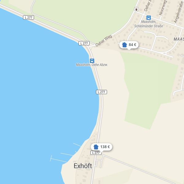 Landkarte Maasholm