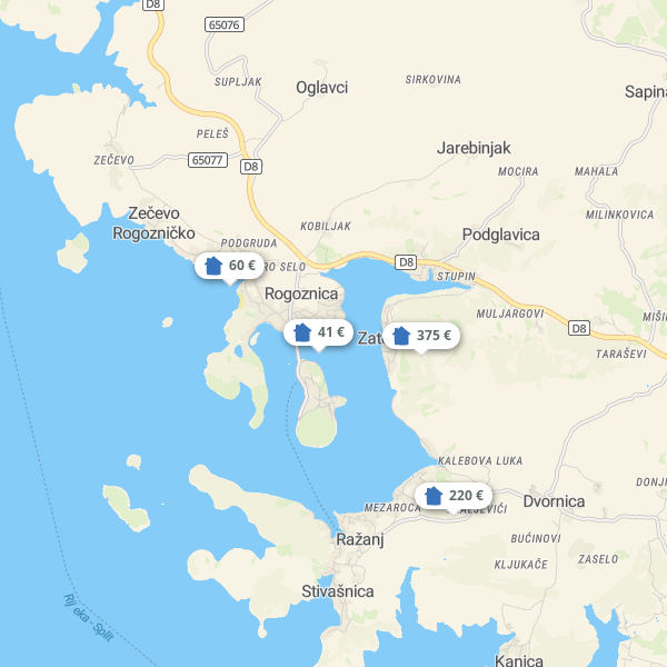 Landkarte Rogoznica