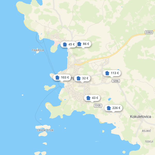 Landkarte Rovinj