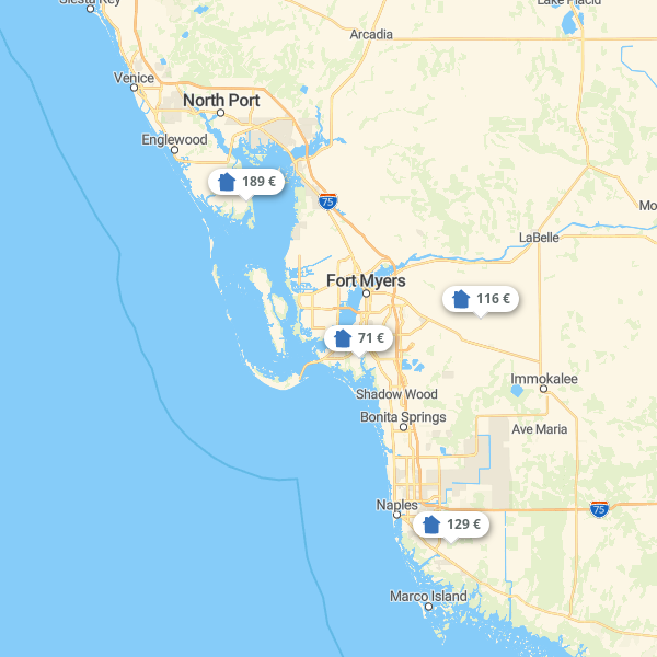 Kaart Florida