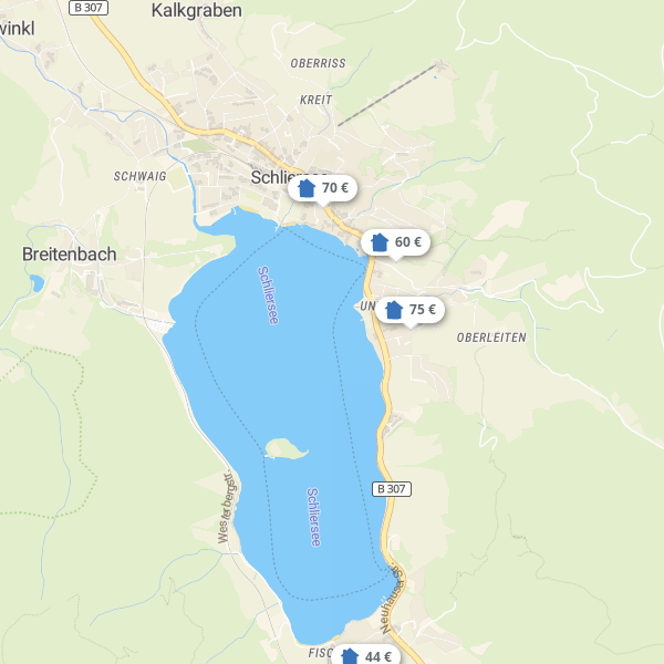 Landkarte Schliersee