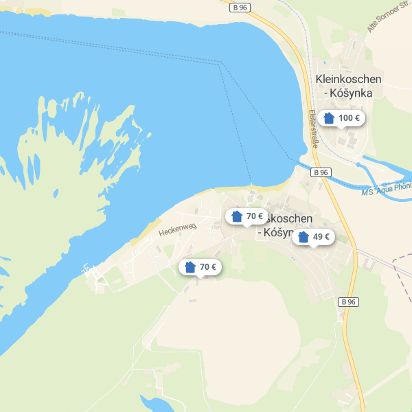 Landkarte Senftenberg