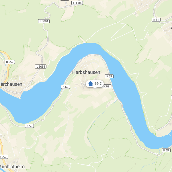 Landkarte Vöhl