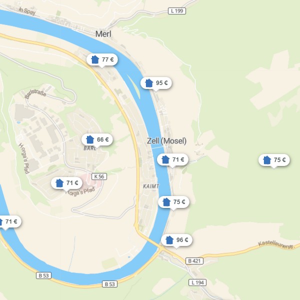 Landkarte Zeller Land