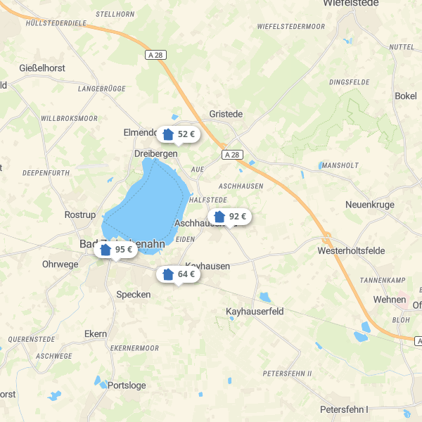 Landkarte Ammerland