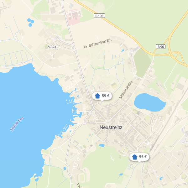 Landkarte Blumenholz