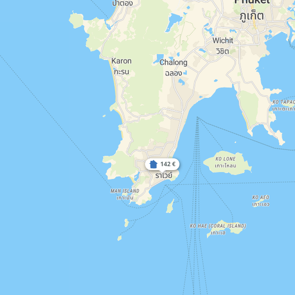 Landkarte Phuket & Umland