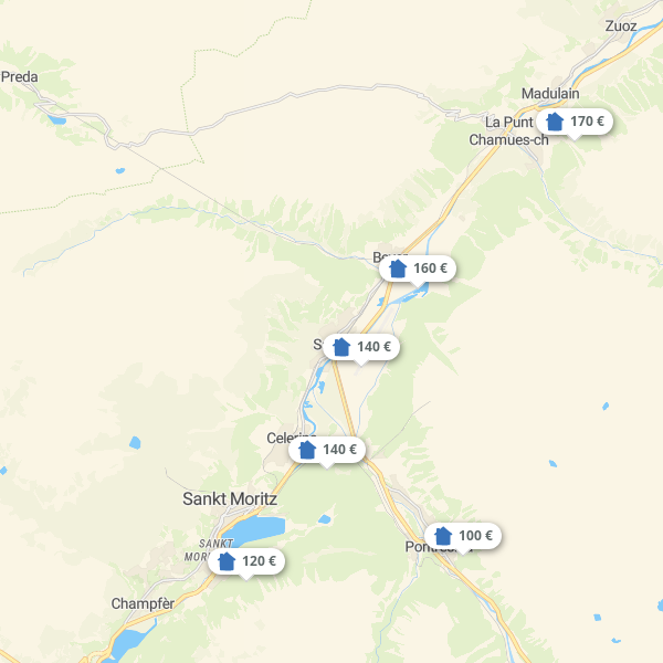 Landkarte Maloja