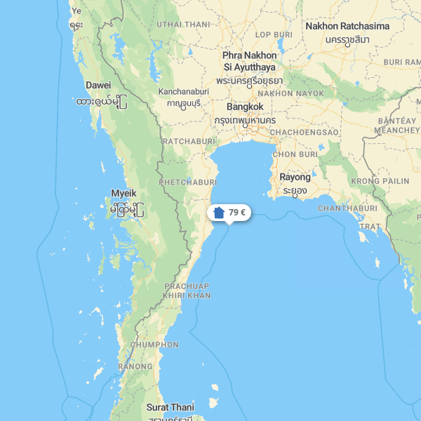 Landkarte Pattaya & Umland