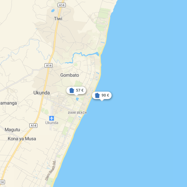 Landkarte Kenia