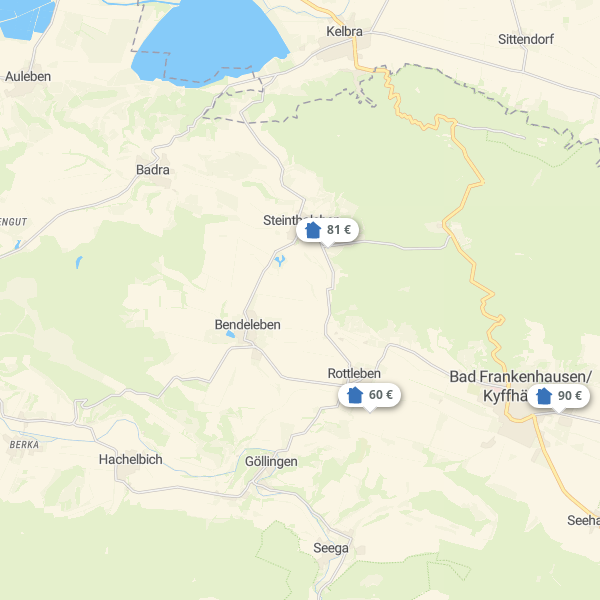 Landkarte Kyffhäuser