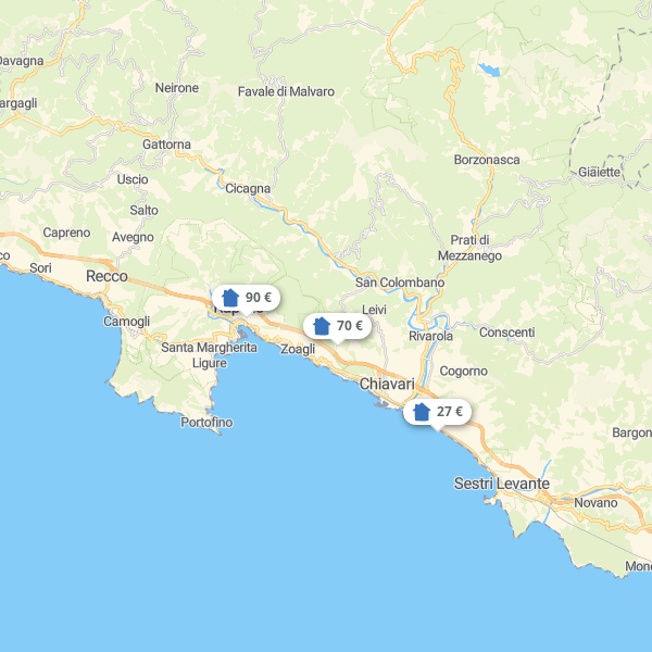 Landkarte Genua