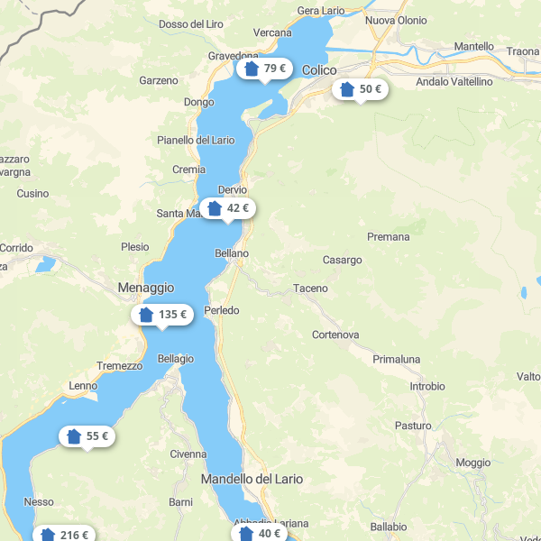 Landkarte Lombardei