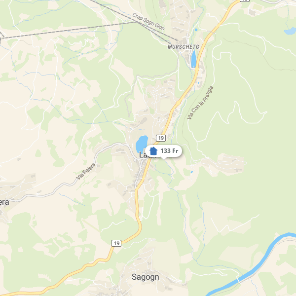 Landkarte Flims Laax Falera