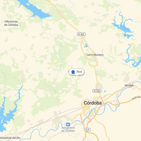 Landkarte Córdoba