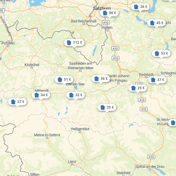 Landkarte Tennengebirge