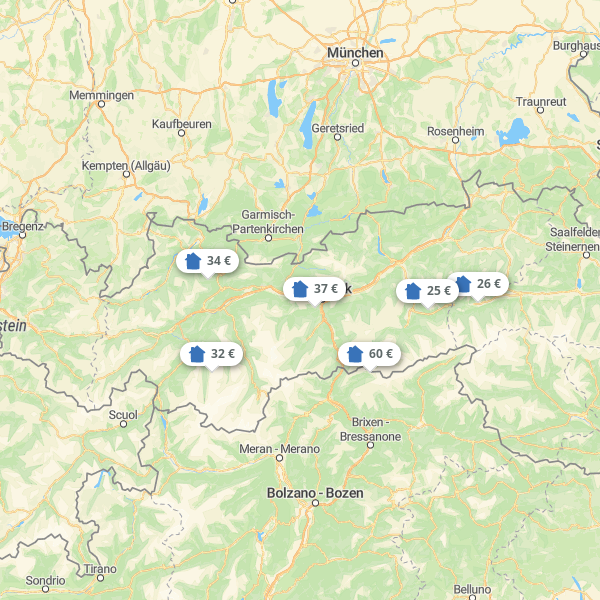 Kaart Tirol