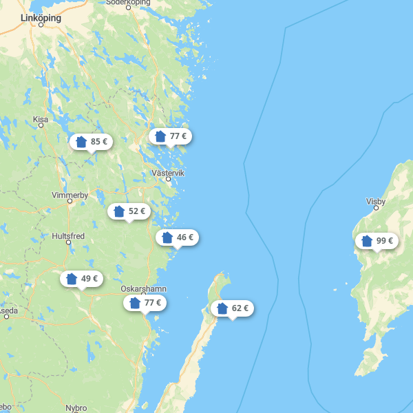 Landkarte Ostschweden