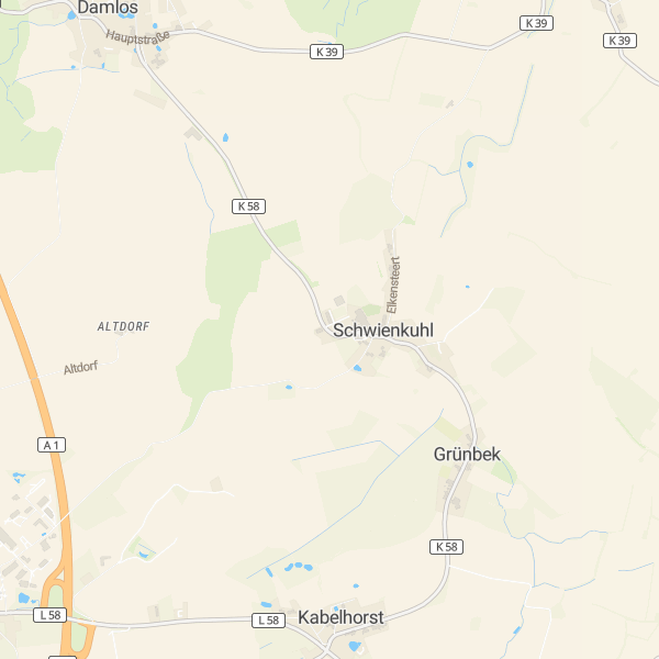 Landkarte Ostholstein