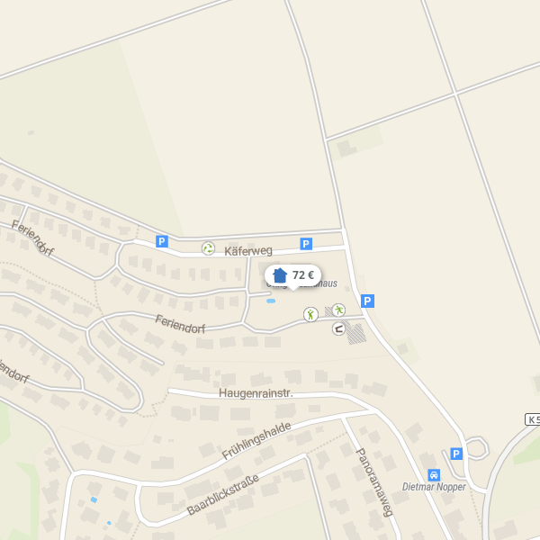 Landkarte Bad Dürrheim