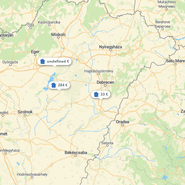Landkarte Nördliche Tiefebene