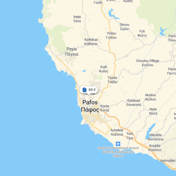 Landkarte Südzypern