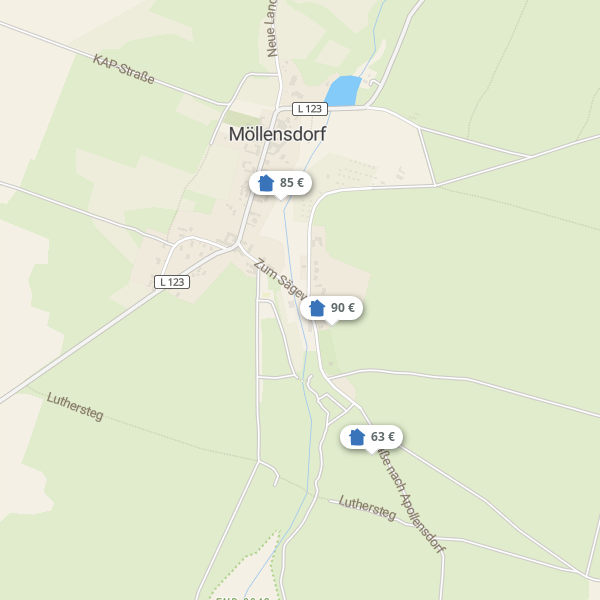 Landkarte Coswig