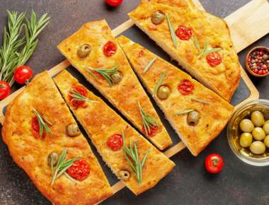 Eine Delikatesse: die Focaccia