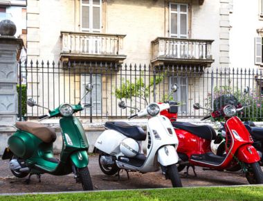 Italienisches Flair auf der Vespa